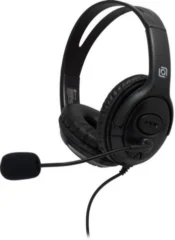 с микрофоном Oklick HS-M400 черный 1.8м накладные оголовье