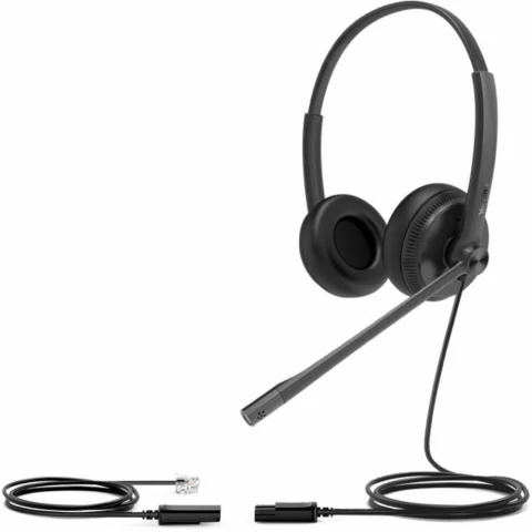 Yealink YHS34 Dual проводная HD звук QD RJ9