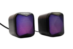 2.0 Gembird SPK-350 6Вт пластик рег.громкости RGB подсветка