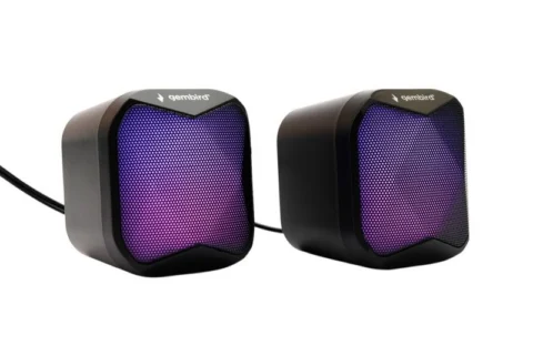 2.0 Gembird SPK-350 6Вт пластик рег.громкости RGB подсветка