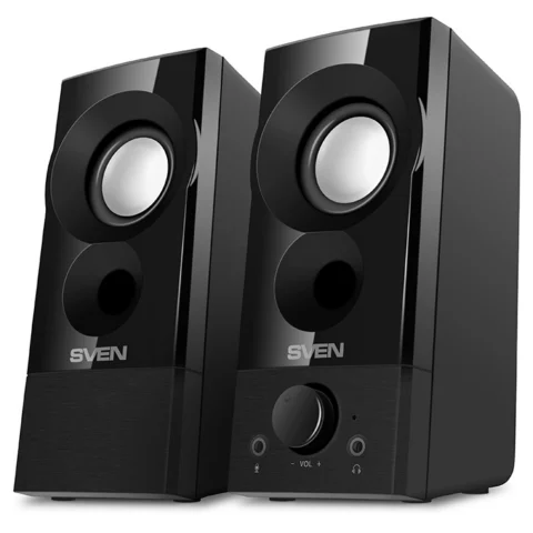 2.0 Sven 357 SV-018191 чёрный USB 2×3 Вт
