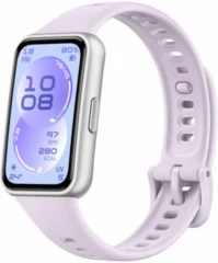 Huawei Band 11 серебристые с фиолетовым ремешком