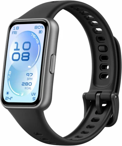 Huawei Band 11 тёмно-серые с чёрным ремешком