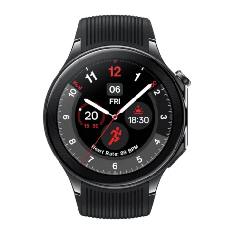 OnePlus Watch 2 Black Steel ремешок из фторэластомера