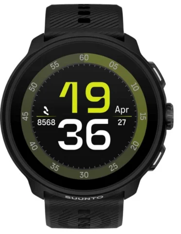 Suunto RUN SS051272000 All Black Silicone Strap