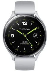 Xiaomi Watch 2 BHR8034GL silver case with gray TPU strap