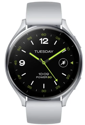 Xiaomi Watch 2 BHR8034GL silver case with gray TPU strap