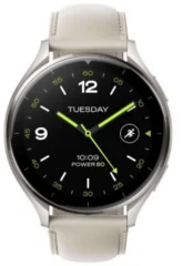 Xiaomi Watch 2 BHR9306GL Titan Gray Case With White Leather Strap