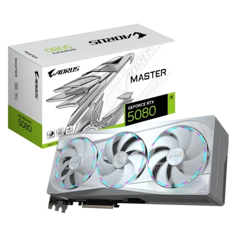 GIGABYTE GeForce RTX 5080 AORUS MASTER ICE