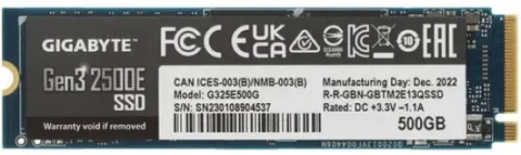 GIGABYTE G325E500G 2500E