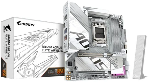 GIGABYTE B850M AORUS ELITE WIFI6E ICE