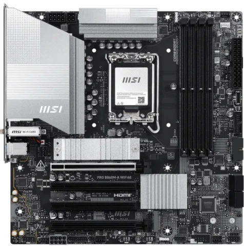 MSI PRO B860M-A WIFI6E (LGA1851 B860 4*DDR5