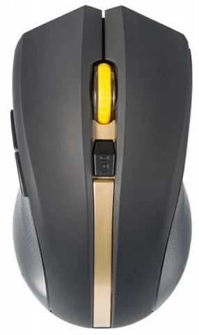 Oklick 495MW GM-W-670 черная/золотистая