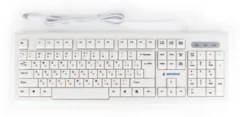Gembird KB-8354U бежевая/белая
