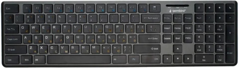 Gembird KB-8460 103кл+5 доп 12Fn ножничная тихая