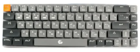 Gembird KBW-7 механ. 68кл Rainbow синие свитчи