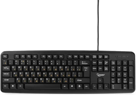 Gembird USB. 104 клавиши 2м